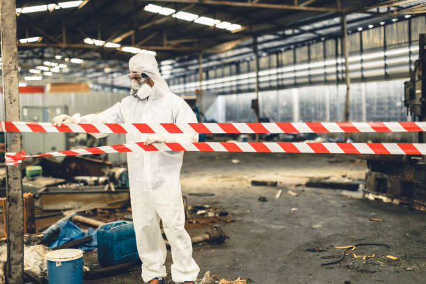 Professional Infectious Disease Decontamination technician working in Littleton, NH